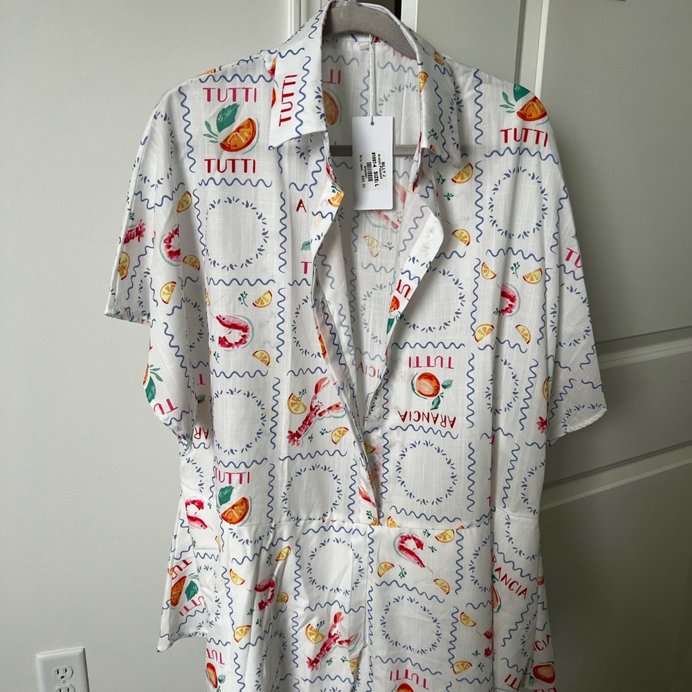 Colorful Patterned Women's Jumpsuit